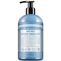 Dr. Bronner's,  Organic Sugar Soap Baby-Mild 355 ml