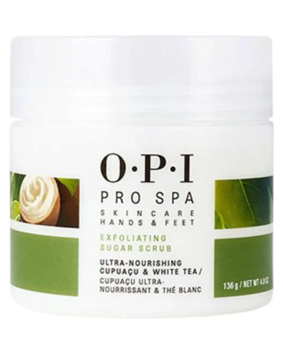 OPI, Pro Spa Eksfoliējošais cukura skrubis 136 g, 0619828127525