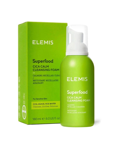 Elemis, Superfood CICA Calm очищающая пенка 180 мл, 0641628501120