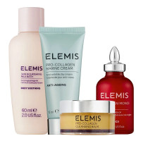 Elemis, набор бестселлеров: Elemis, Молочная ванна для питания кожи 60 мл + Elemis, Морской крем Pro-Collagen 15 мл + Elemis, Питательное масло для тела Frangipani Monoi 35 мл + Elemis, Очищающий бальзам Pro-Collagen 20 г.