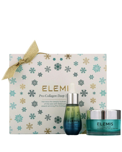 Elemis, Pro-Collagen Deep Sea Duo set: Масло Pro-Collagen Marine 15 мл + Elemis, Pro-Collagen Marine Ultra Rich крем 30 мл + подарочная коробка, 0641628682034