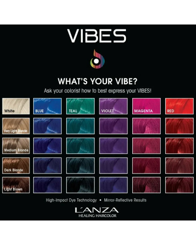 LANZA, Dziedinoša krāsa Vibes Violet Color 90ml, 0654050199056