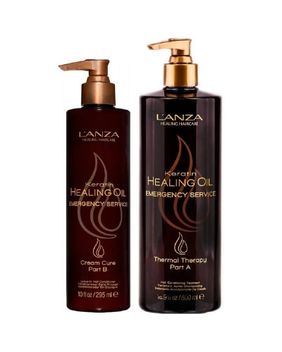 LANZA, Keratin Healing Oil Emergency Service Part B 295ml, 0654050290104