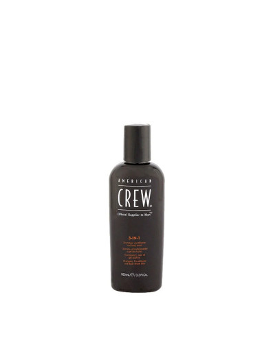 American Crew, Classic 3in1 šampūns, kondicionieris un ķermeņa mazgāšanas līdzeklis 100ml, 0669316405185