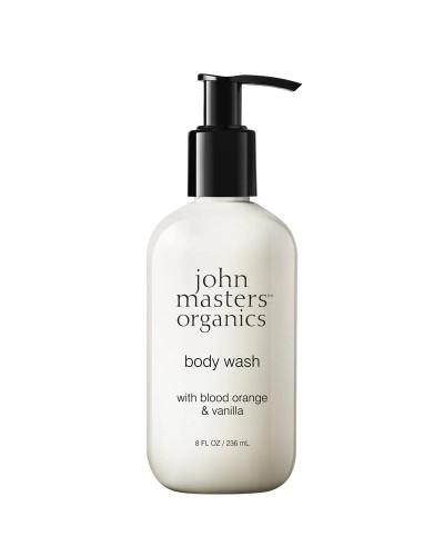 John Masters Organics, Asins apelsīns un vaniļa, ķermeņa mazgāšanas līdzeklis 236 ml, 0669558002074