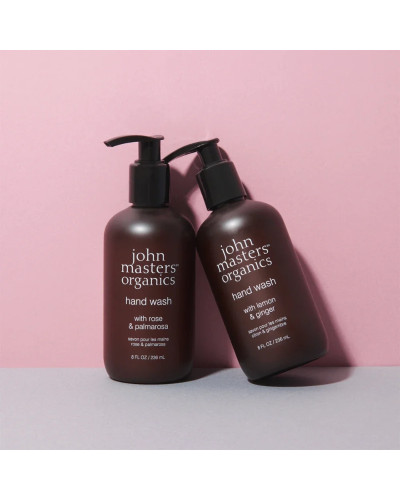 John Masters Organics, Лимон и имбирь для мытья рук 236 мл, 0669558004337