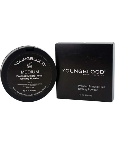 Youngblood, Pressed Mineral Rice Powder Medium 8g, 0696137040127