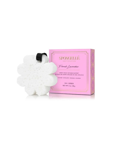 Spongelle, boxed flower French Lavender 85g, 0850780001298