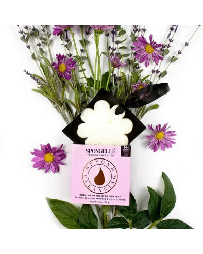 Spongelle, boxed flower French Lavender 85g, 0850780001298