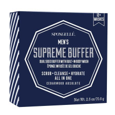 Spongelle, Men's Supreme Buffer-Cedar Absolute 1pc