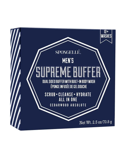 Spongelle, Mens Supreme Buffer-Cedar Absolute 1pc, 0850780001939