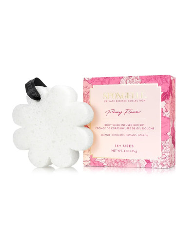 Spongelle, Boxed White Flower Peony Flower White 1pc, 0853831008833