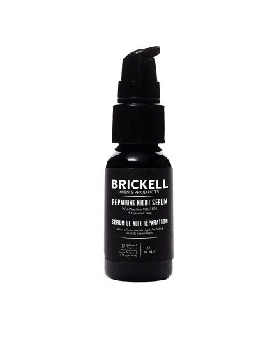 Brickell Mens, Pretnovecošanās atjaunojošais nakts sejas serums 30ml, 0859009005680