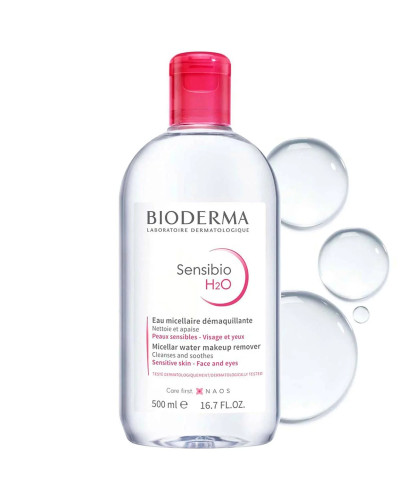 Bioderma, Sensibio средство для снятия макияжа 500 мл, 3401345935571