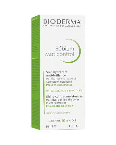 Bioderma, Sebium Mat Control sejas krēms 30ml, 3401381682361