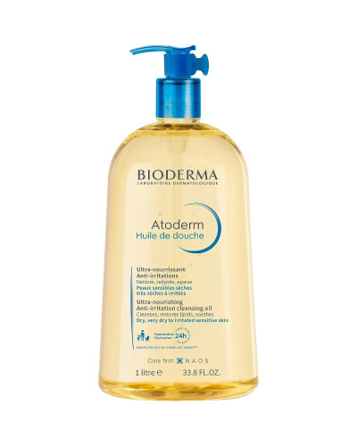 Bioderma, Atoderm Huile De Douche масло для душа 1000 мл, 3401528520846