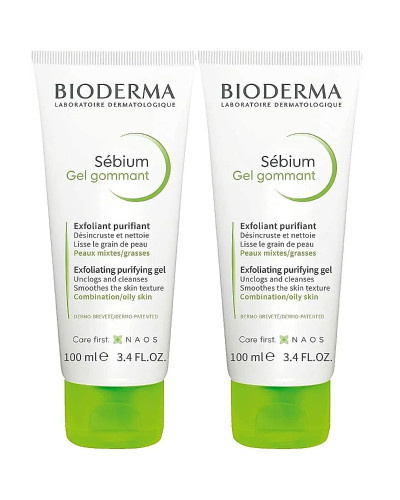 Bioderma, Себиум Отшелушивающий очищающий гель 100 мл, 3401574131423