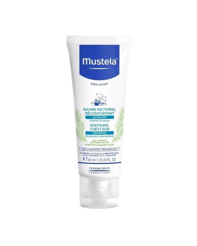 Mustela, Soothing chest rub 40ml, 3504105029432