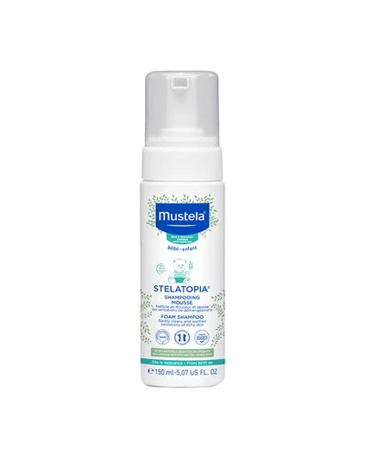 Mustela, Stelatopia foam shampoo 150ml, 3504105030544