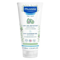 Mustela, 2 в 1 очищающий гель 200 мл