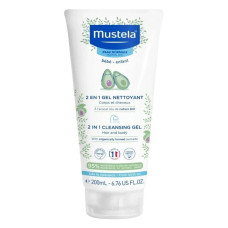 Mustela, 2 в 1 очищающий гель 200 мл