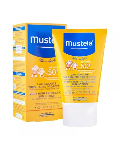 Mustela, Ļoti augstas aizsardzības saules losjons 100ml, 3504105036775