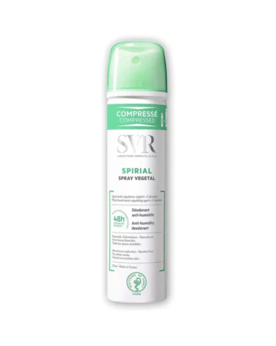 SVR, Spirial 48H Vegetal Anti-Perspirant Deodorant Spray 75ml, 3662361000104