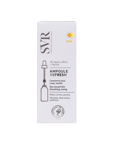 SVR, Ampoule Refresh Smoothing Toning Eye Concentrate 15 ml, 3662361001217