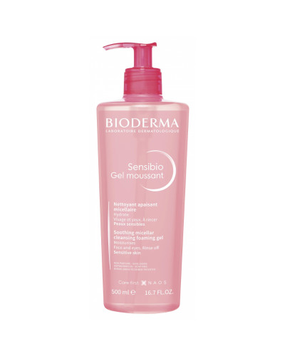 Bioderma, Sensibio пенящийся гель 500 мл, 3701129800843