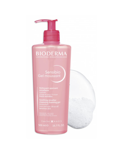 Bioderma, Sensibio пенящийся гель 500 мл, 3701129800843