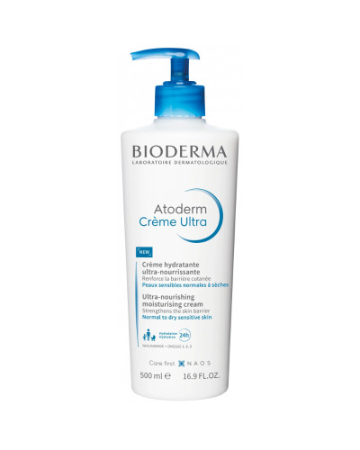 Bioderma, Atoderm Ultra Nourishing Moisturising cream 500ml, 3701129805343