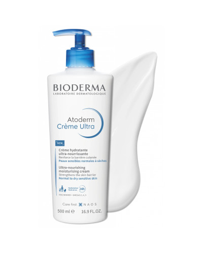 Bioderma,  Atoderm Ultra Nourishing Moisturising cream 500ml, 3701129805343