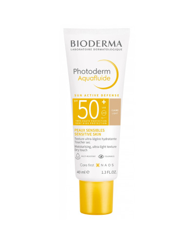 Bioderma, Фотодерм Аквафлюид 50+ тонирующий флюид для лица 40 мл, 3701129807385