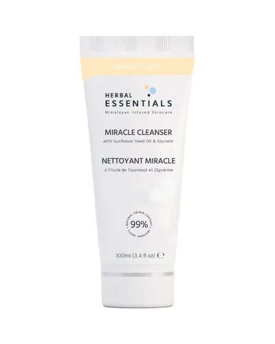 Herbal Essentials,  Miracle Cleanser With Sunflower Seed Oil & Glycerin 100 ml, 3760358350000