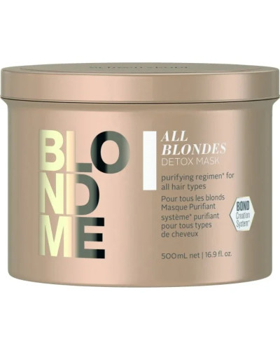 Schwarzkopf, Professional Blond Me All Blondes Detox maska 500ml, 4045787641158