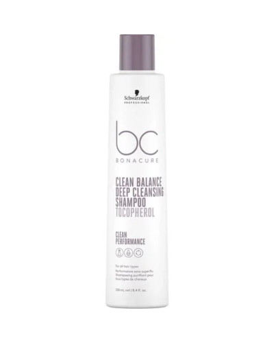 Schwarzkopf, Professional Bonacure Clean Balance Deep Cleansing Shampoo 250 ml, 4045787728897