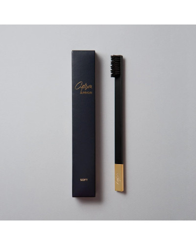 Apriori,  Slim Soft toothbrush Black Gold, 4820232640029