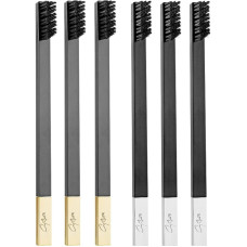 Apriori,  Slim Soft toothbrush Black 6-pack set