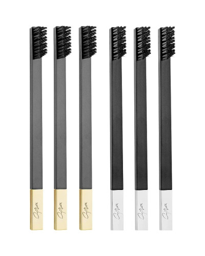 Apriori,  Slim Soft toothbrush Black 6-pack set, 4820232640050