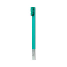 Apriori,  Slim Medium toothbrush Turquoise Blue Silver