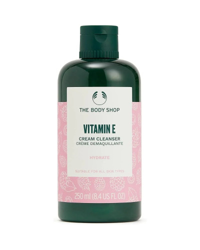 The Body Shop, E vitamīna krēmveida attīrošs līdzeklis 250ml, 5028197269647