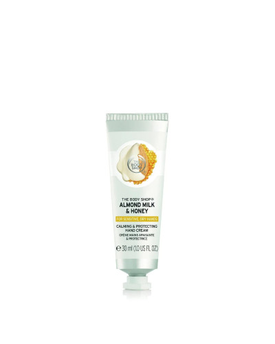 The Body Shop, Almond Milk & Honey hand cream 30ml, 5028197314019