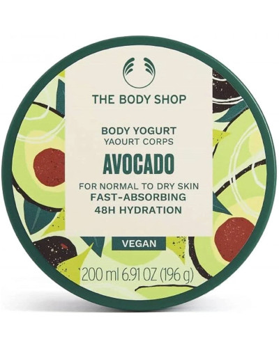 The Body Shop, Avokado jogurts ķermenim 200ml, 5028197370336