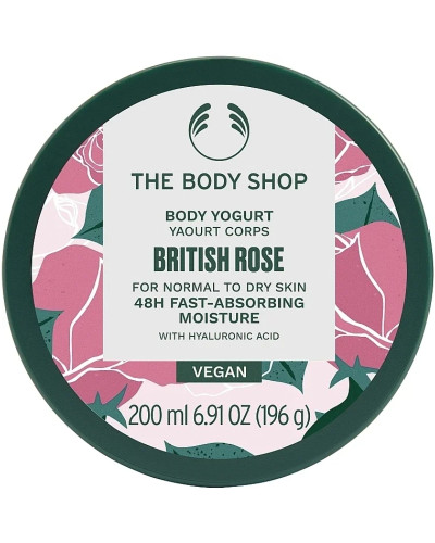 The Body Shop, Йогурт для тела Британская роза 200 мл, 5028197370404