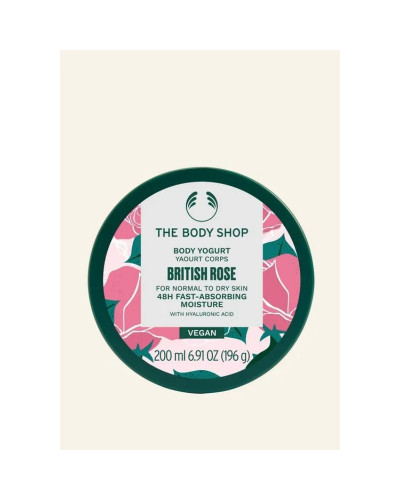 The Body Shop, British Rose body yogurt 200ml, 5028197370404