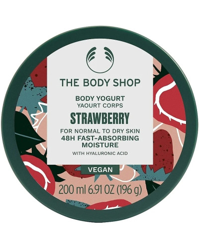 The Body Shop, Клубничный йогурт для тела 200 мл, 5028197370459