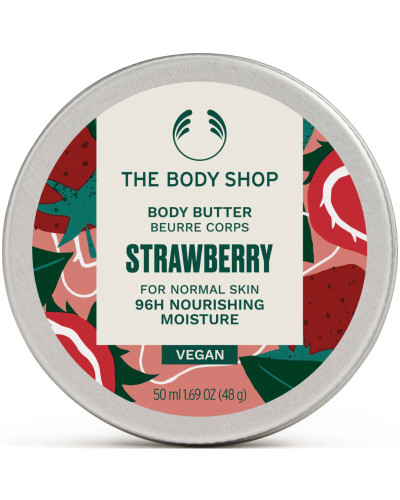 The Body Shop, Клубничное масло для тела 50 мл, 5028197884710