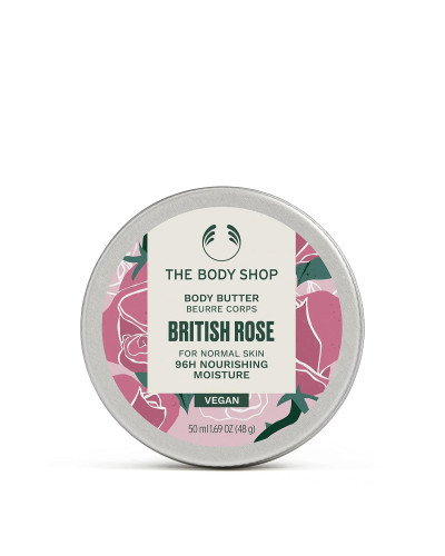 The Body Shop, Масло для тела Британская роза 50 мл, 5028197973759