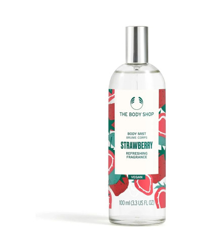 The Body Shop, Клубничная дымка для тела 100 мл, 5028197980542