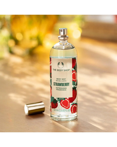 The Body Shop, Клубничная дымка для тела 100 мл, 5028197980542